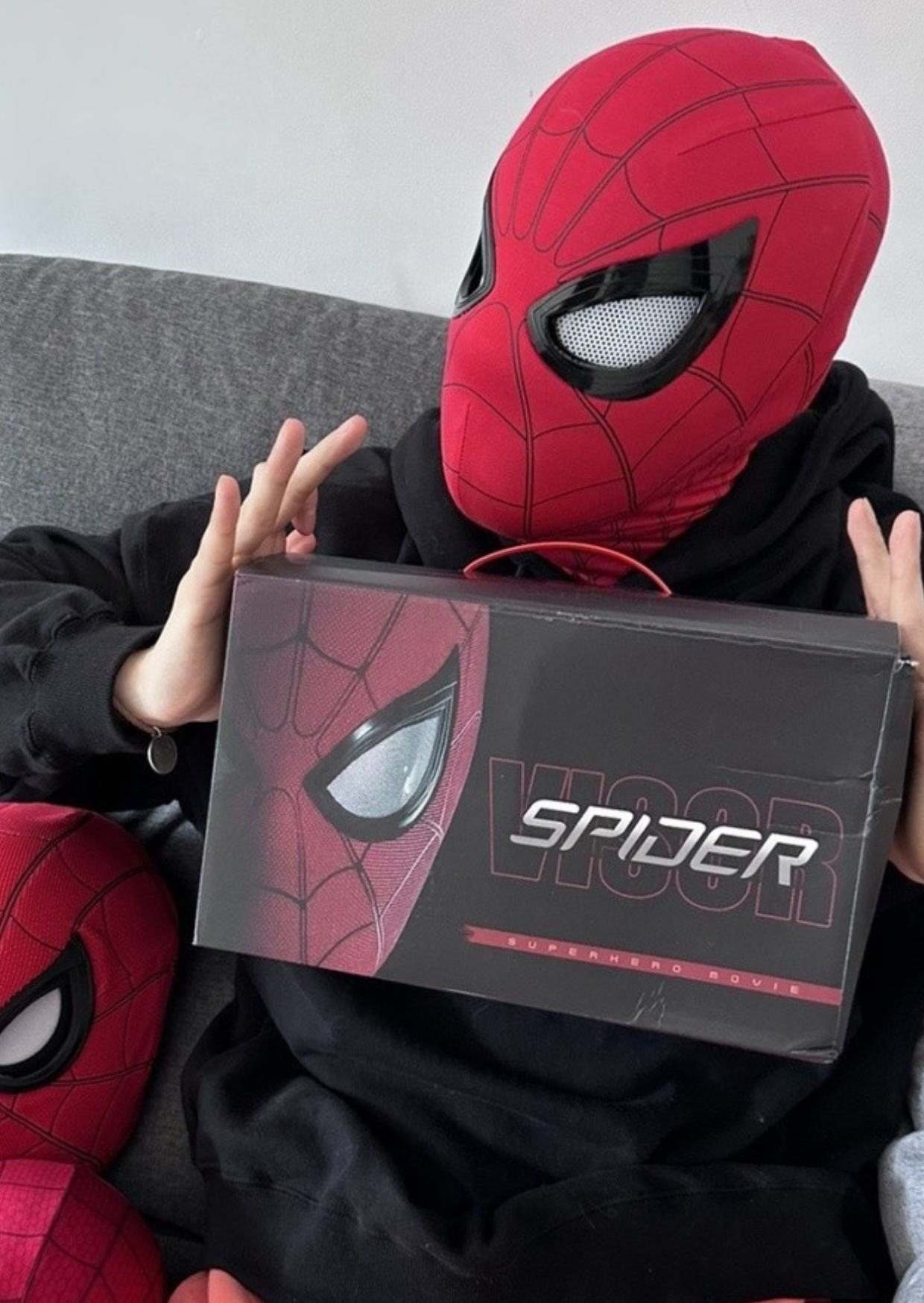 MÁSCARA CON OJOS MOVIBLES - PARA TU HÉROE FAVORITO 💥